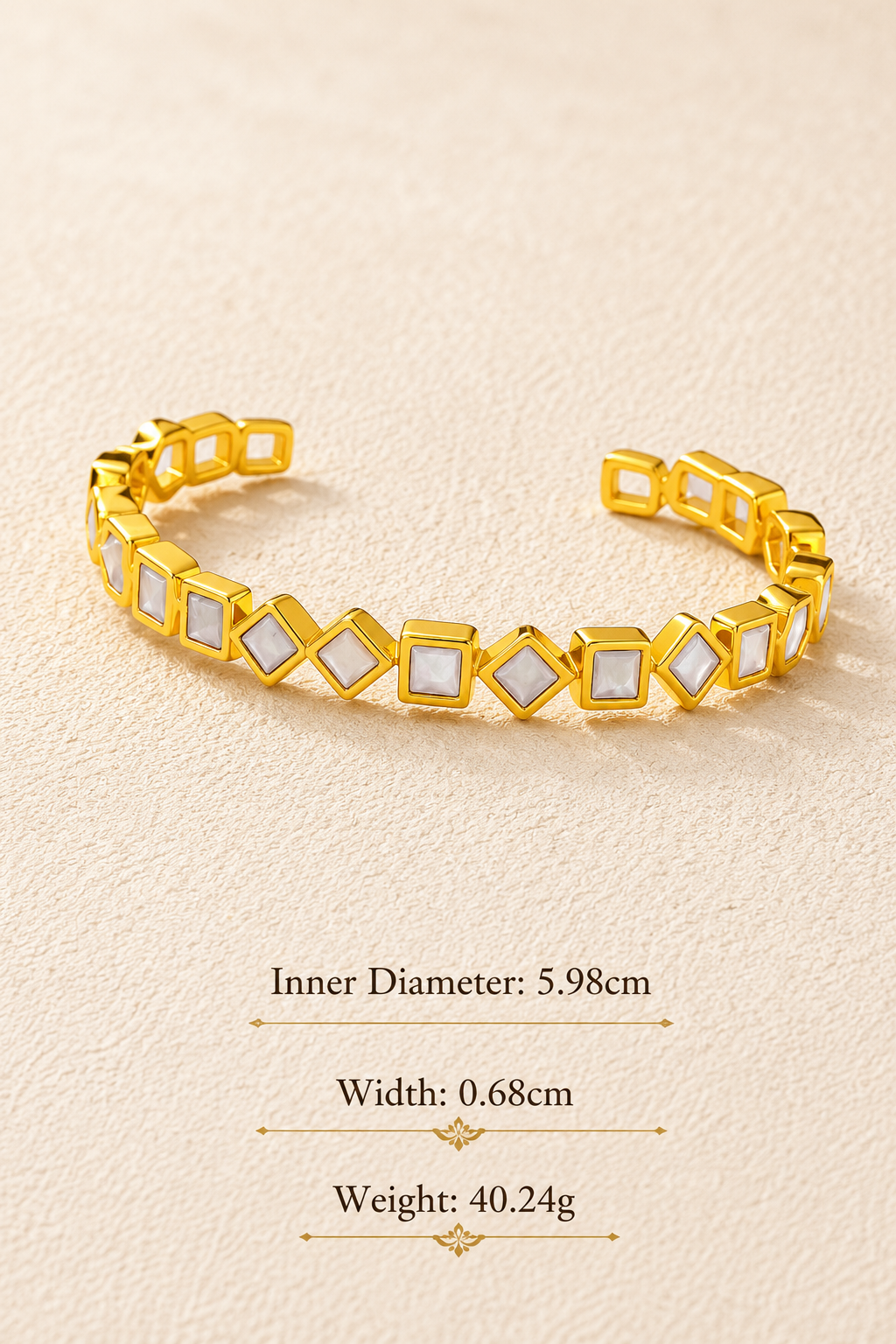 Crystal Cuff Kada