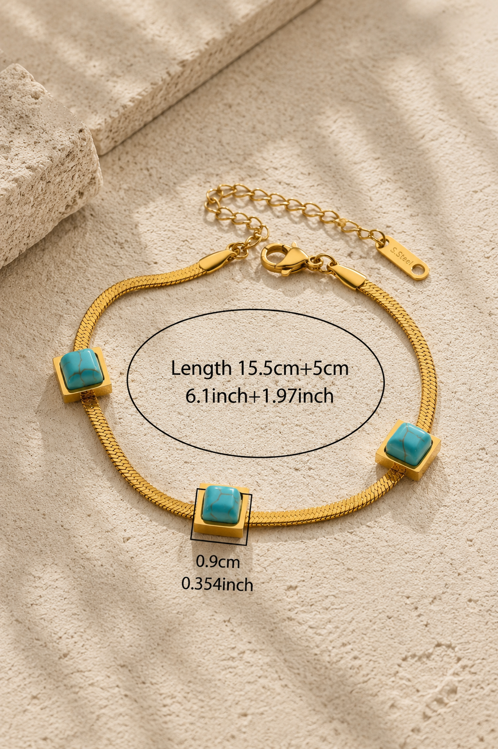 Dainty Jewelry Set (Necklace + Bracelet + Earrings)