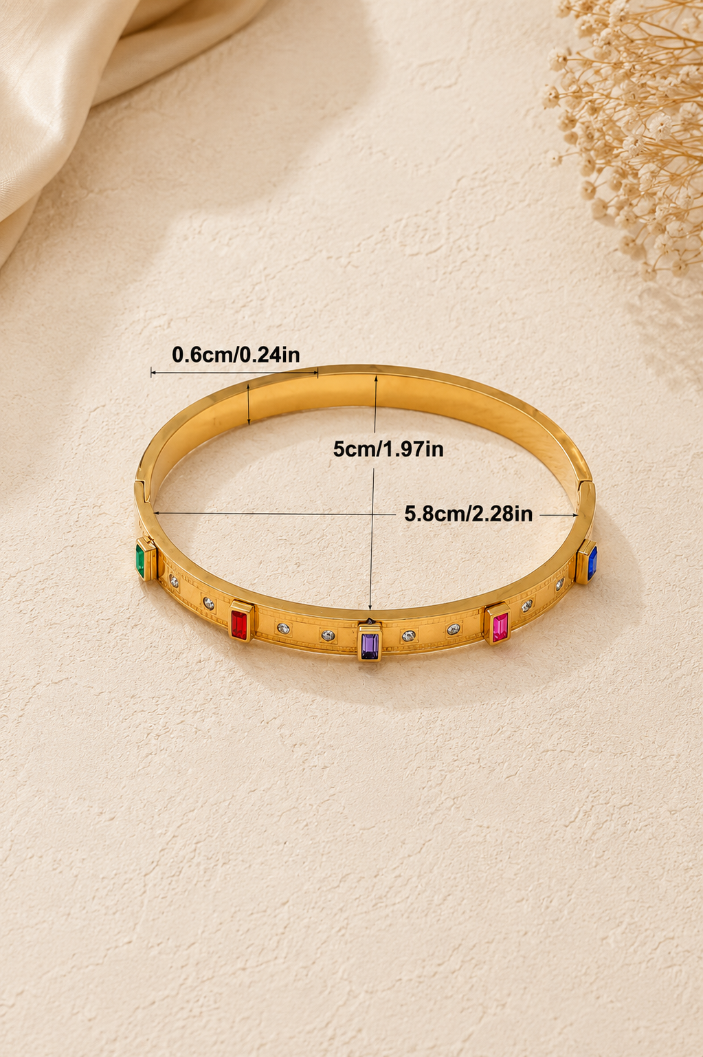Estella Colorful Bangle