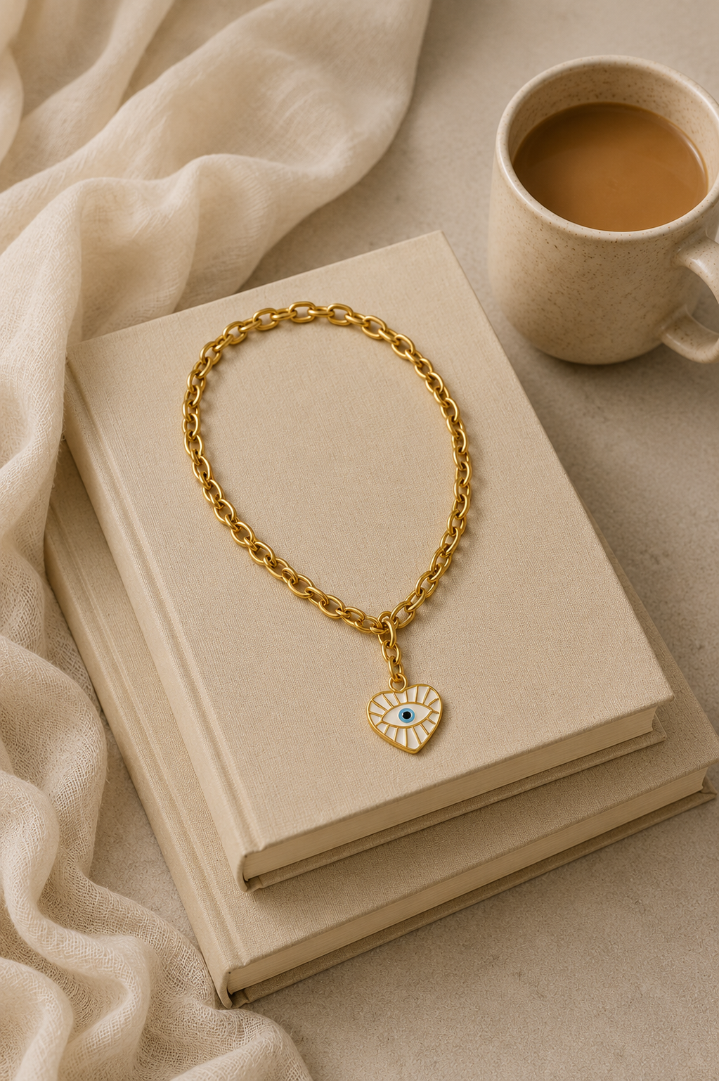 Heart Pendant Chain Necklace