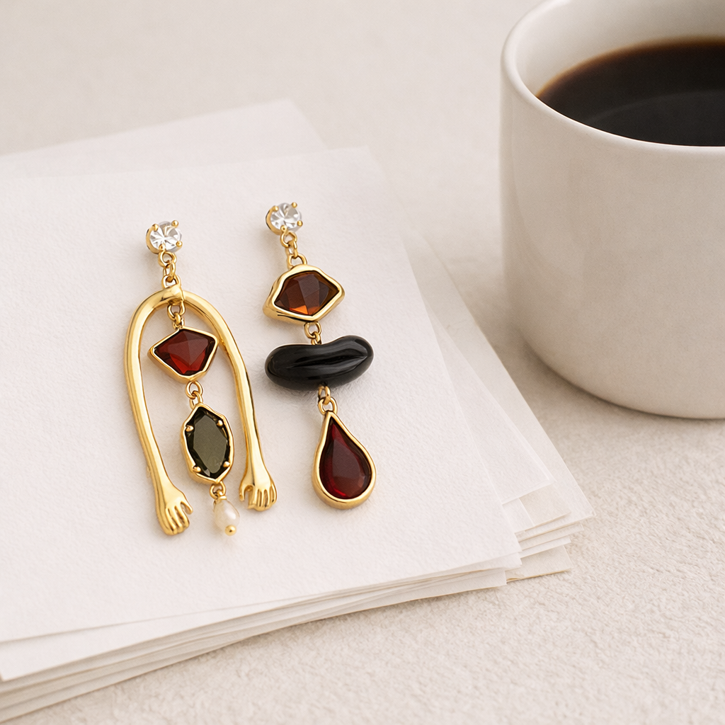 Asymmetric Earrings