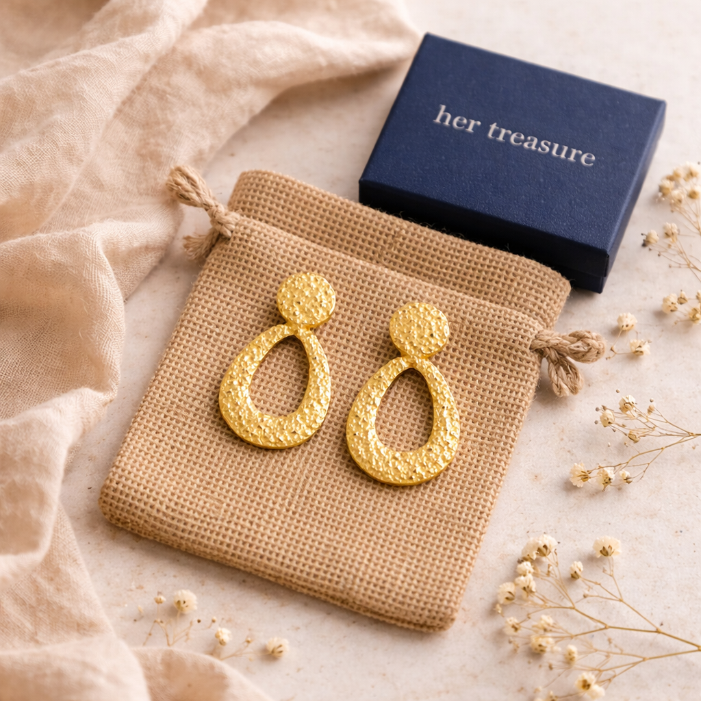 Teardrop Glam Earrings