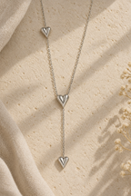 3D Heart Pendant Necklace