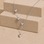 3D Heart Pendant Necklace