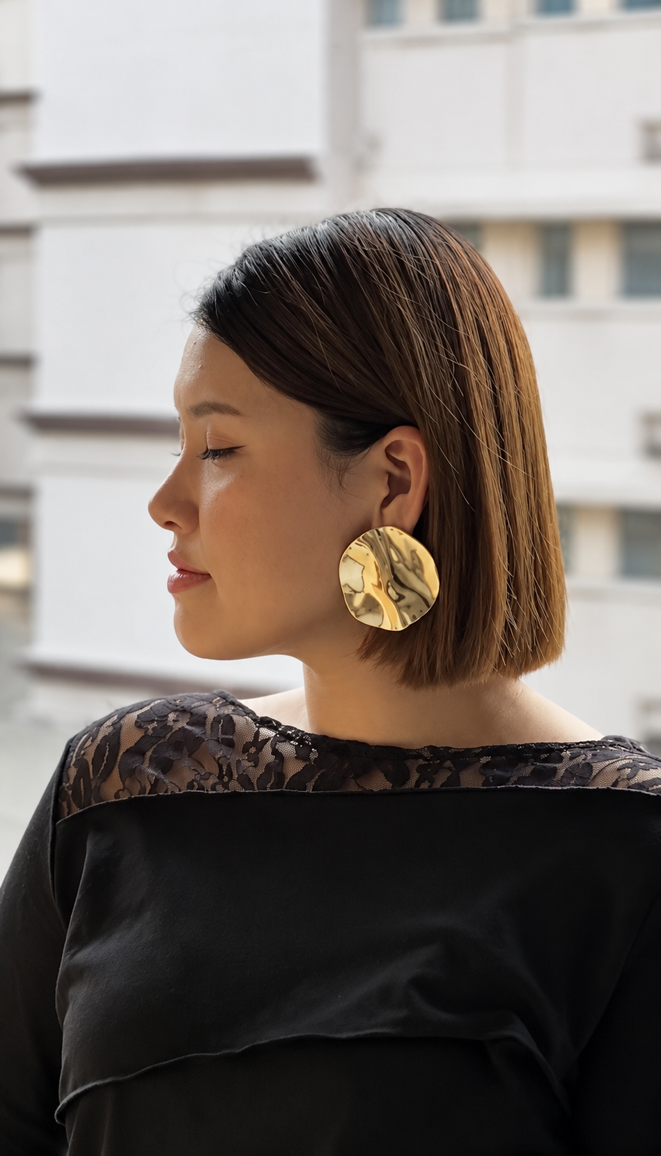 Crumple Earrings