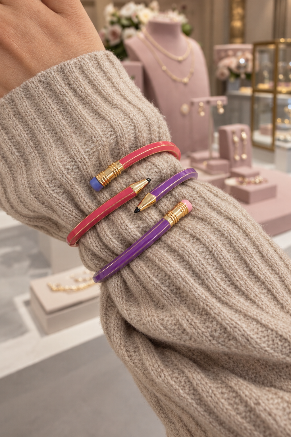 Pencil Double Layer Bangle