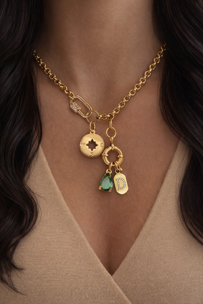 Initial Charms Necklace