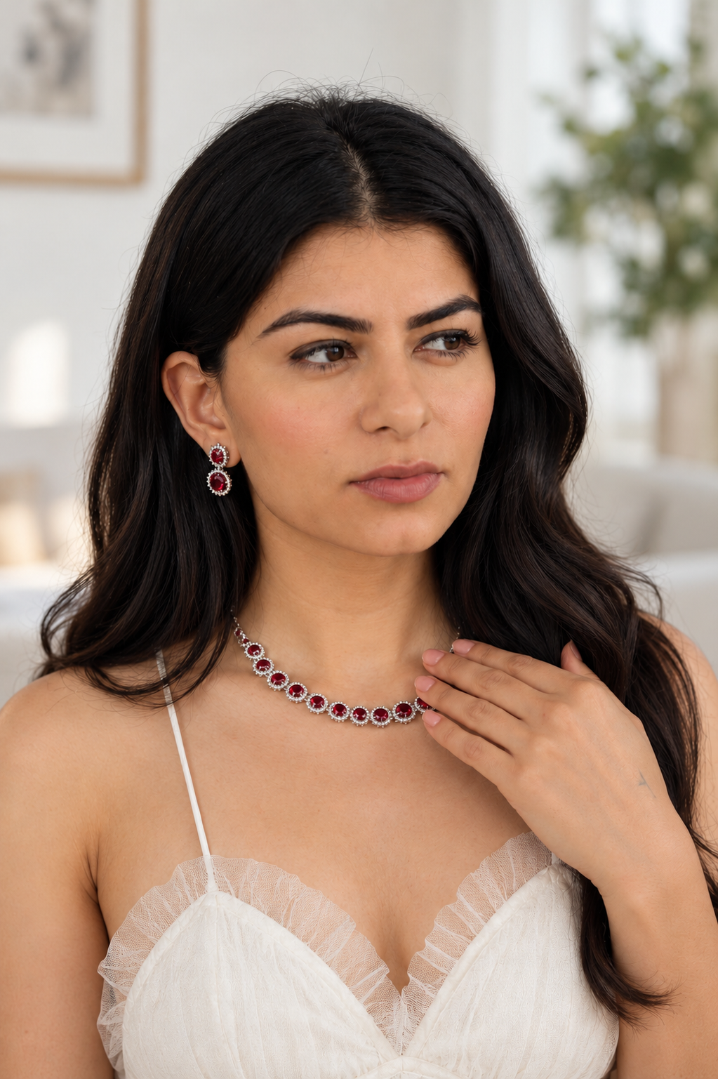 Asha Set (Necklace+Earrings)