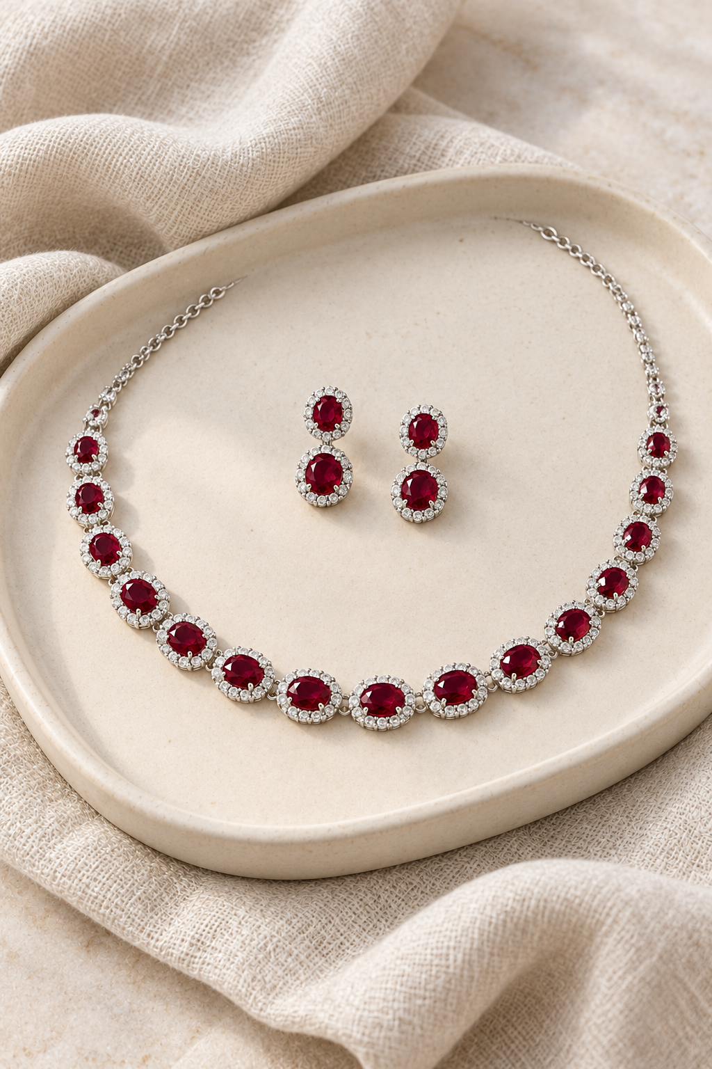 Asha Set (Necklace+Earrings)