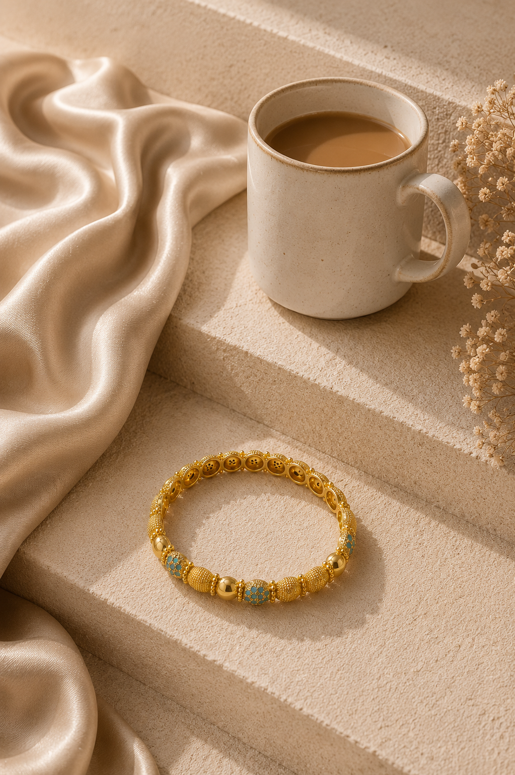 Aaliyah Beaded Bangle