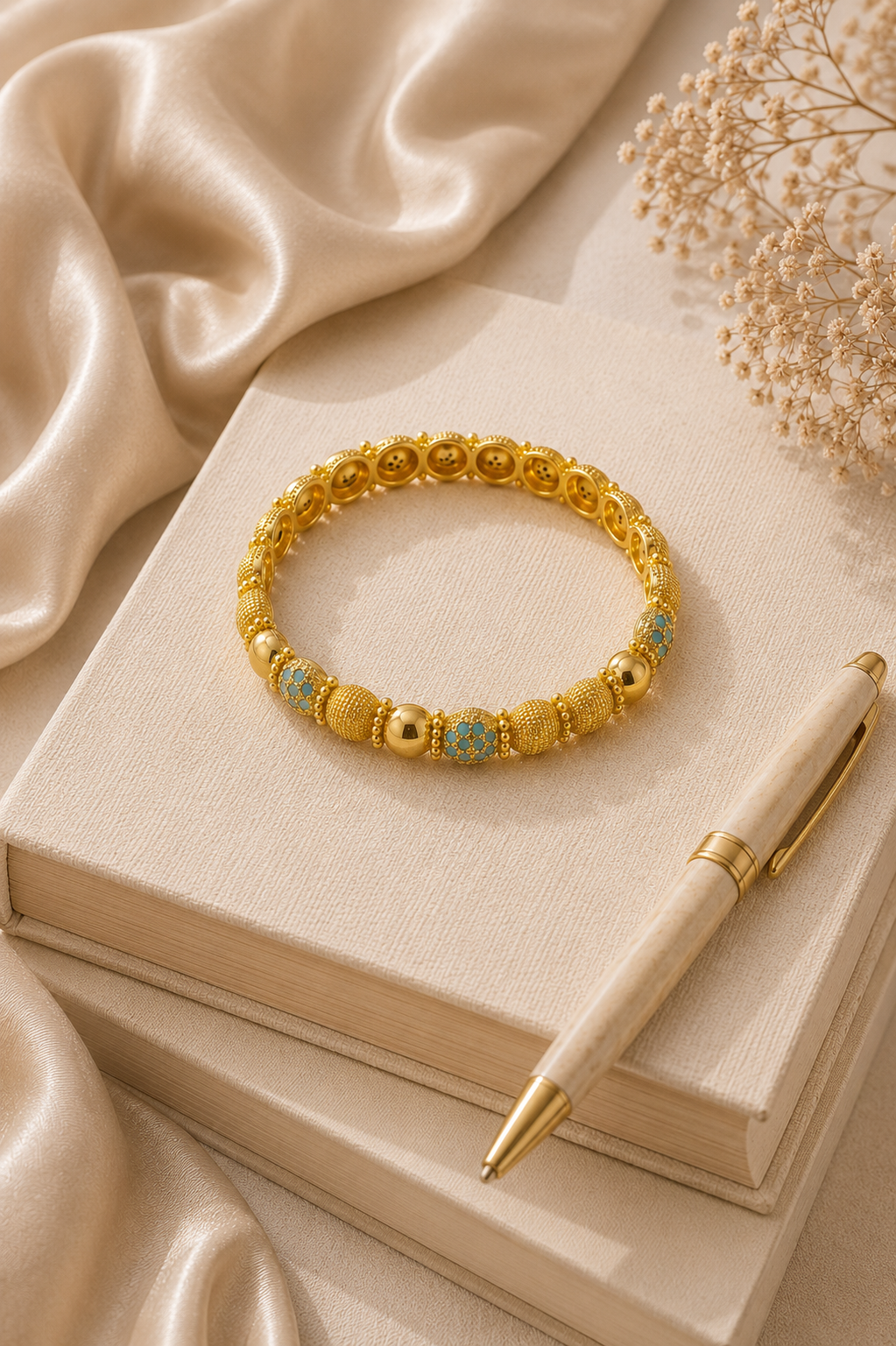 Aaliyah Beaded Bangle