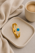 Angel Eye Charm Bangle