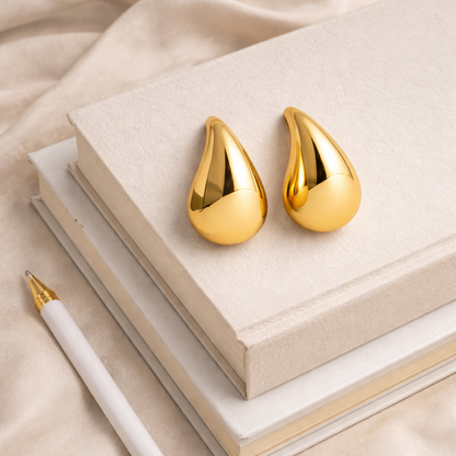 Arabella Oversized Tea Drop Earrings