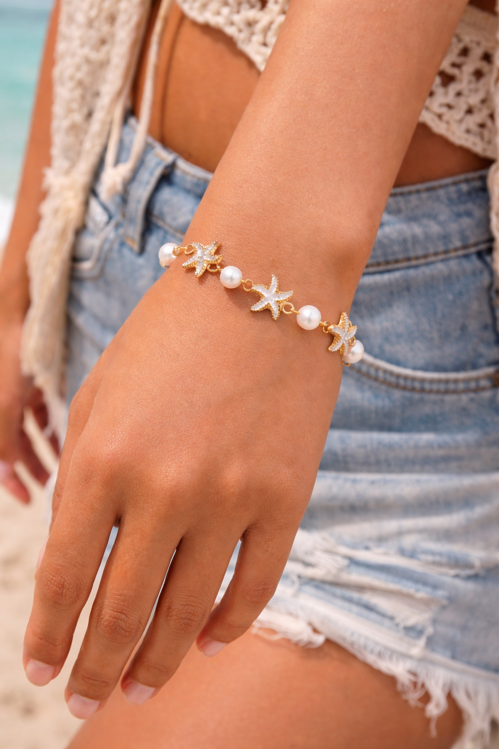 Beach Metallic Charms Bracelet