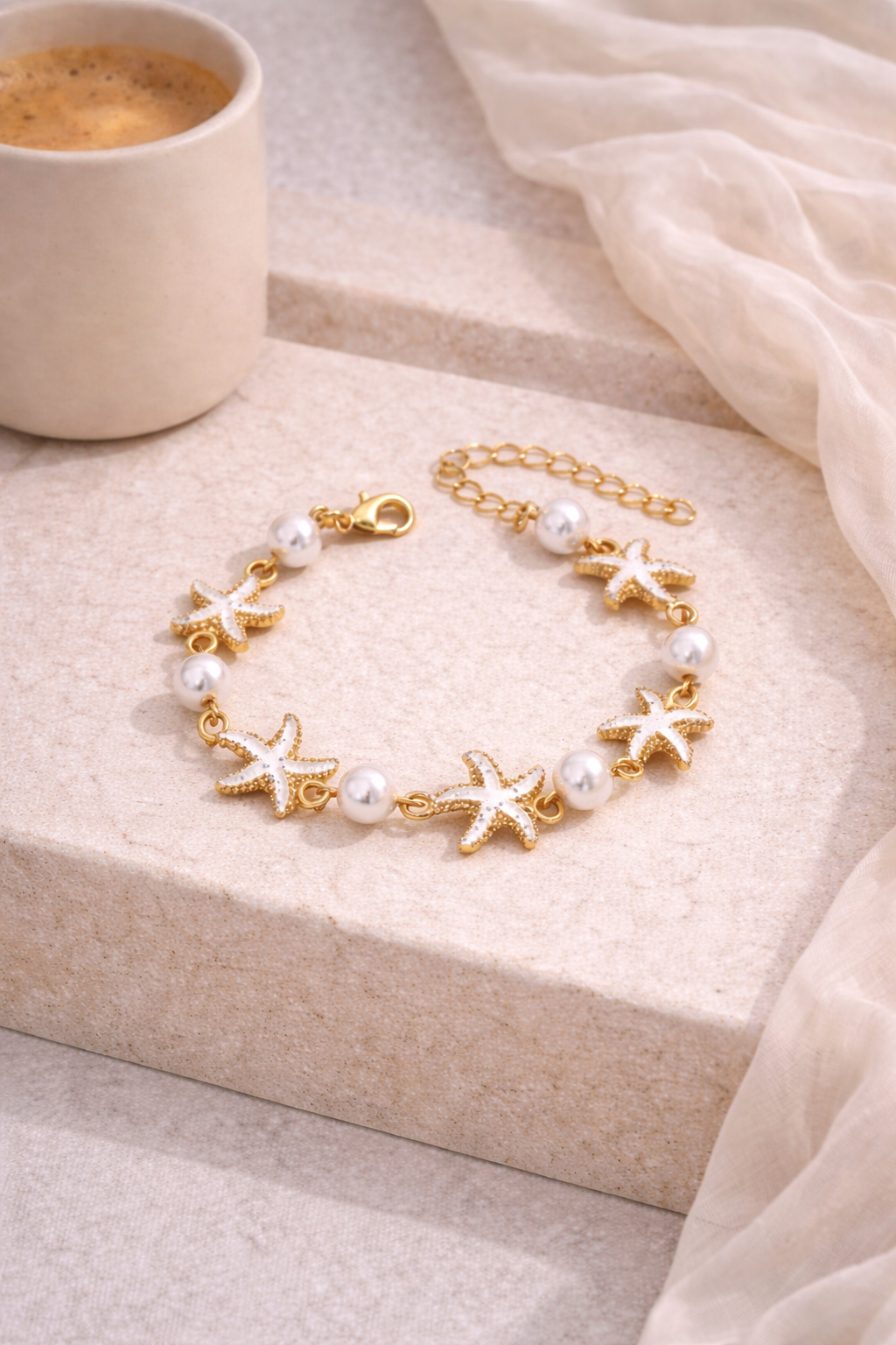 Beach Metallic Charms Bracelet