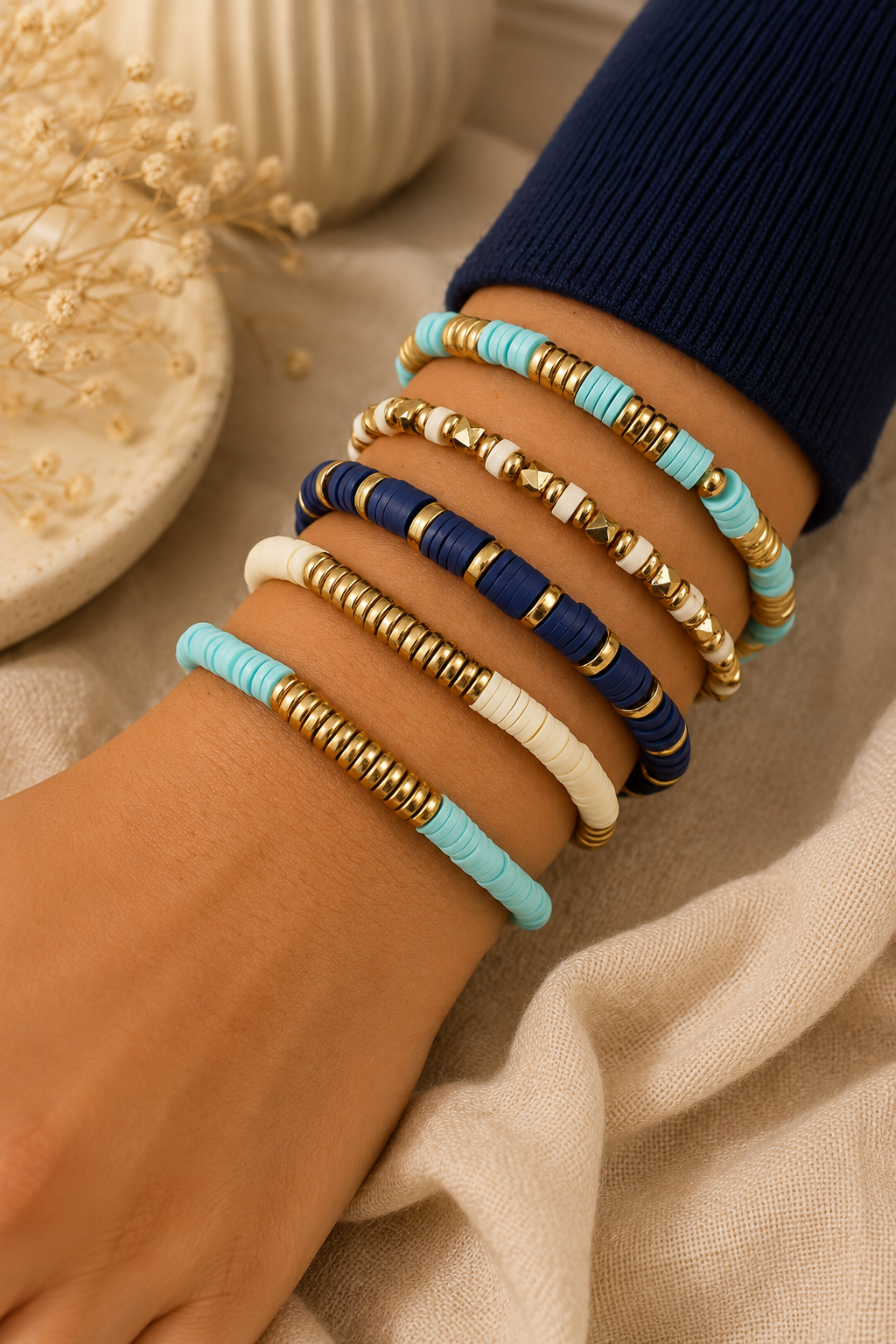 Beaded Bracelet Set of 5