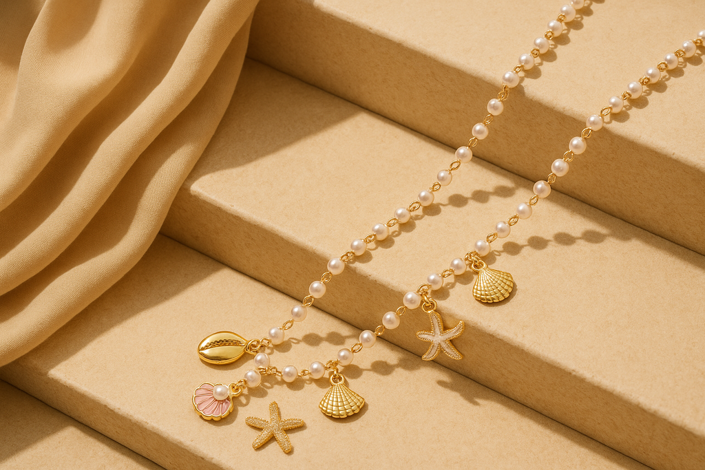 Bohemian Beach Charms Necklace
