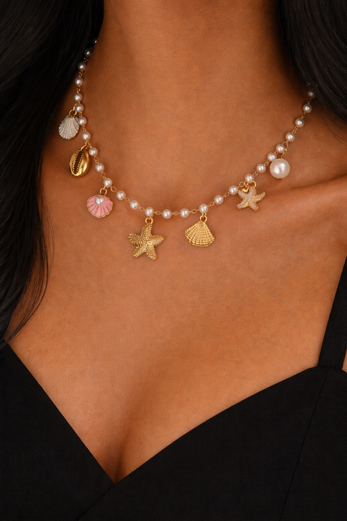 Bohemian Beach Charms Necklace