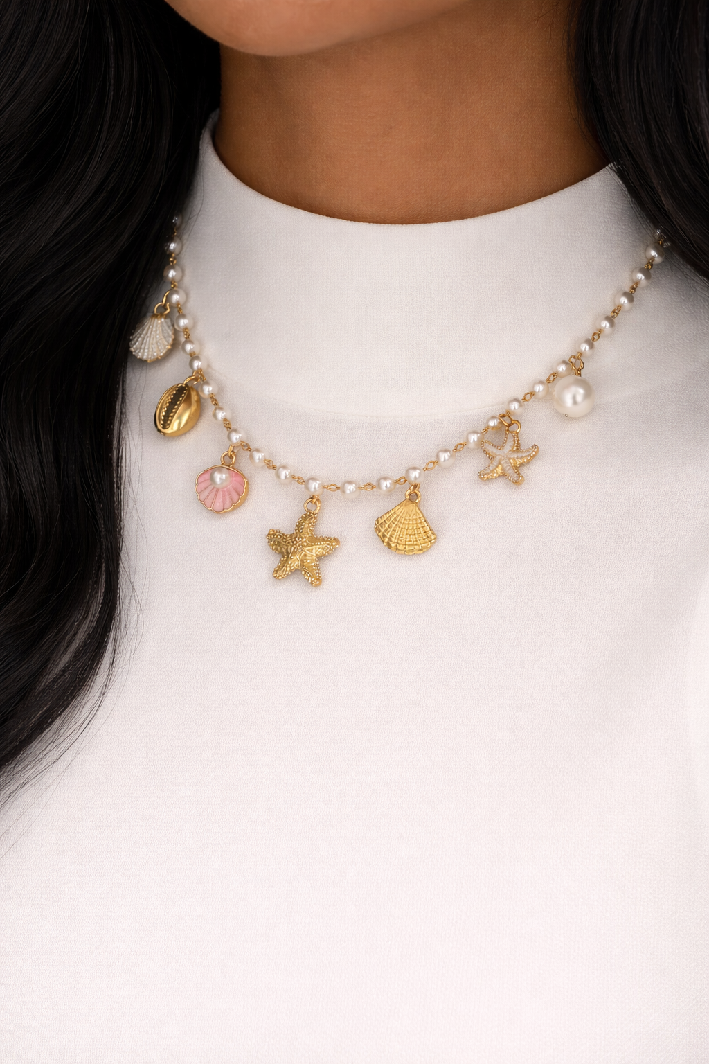 Bohemian Beach Charms Necklace