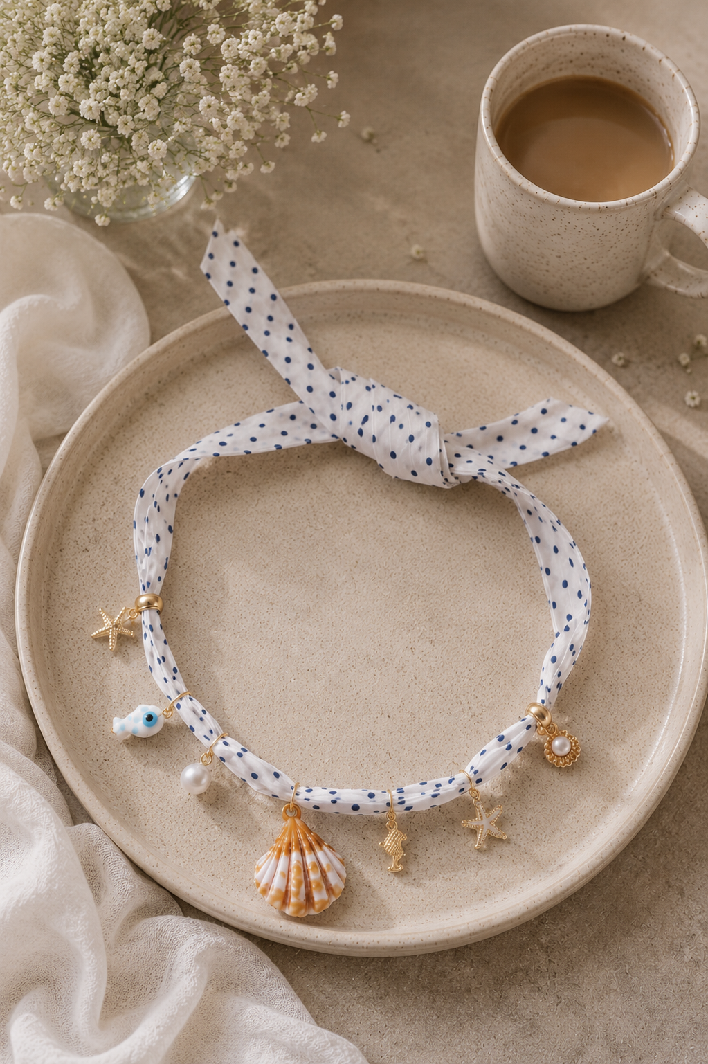 Scarf Charms Necklace