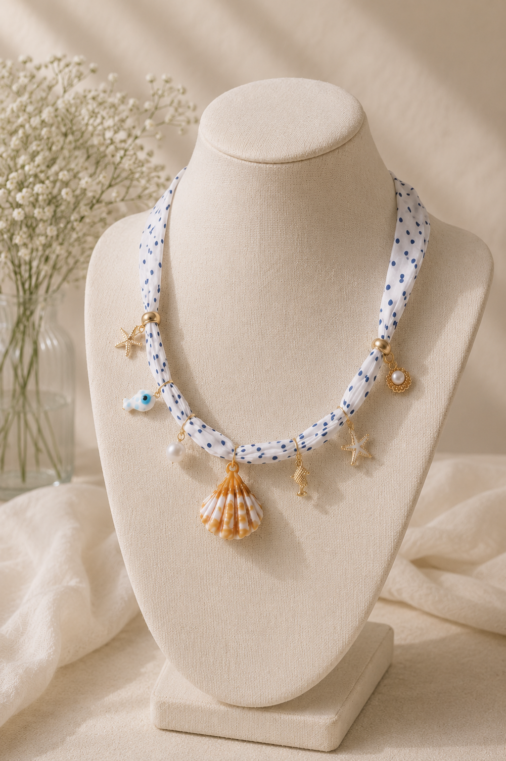Scarf Charms Necklace