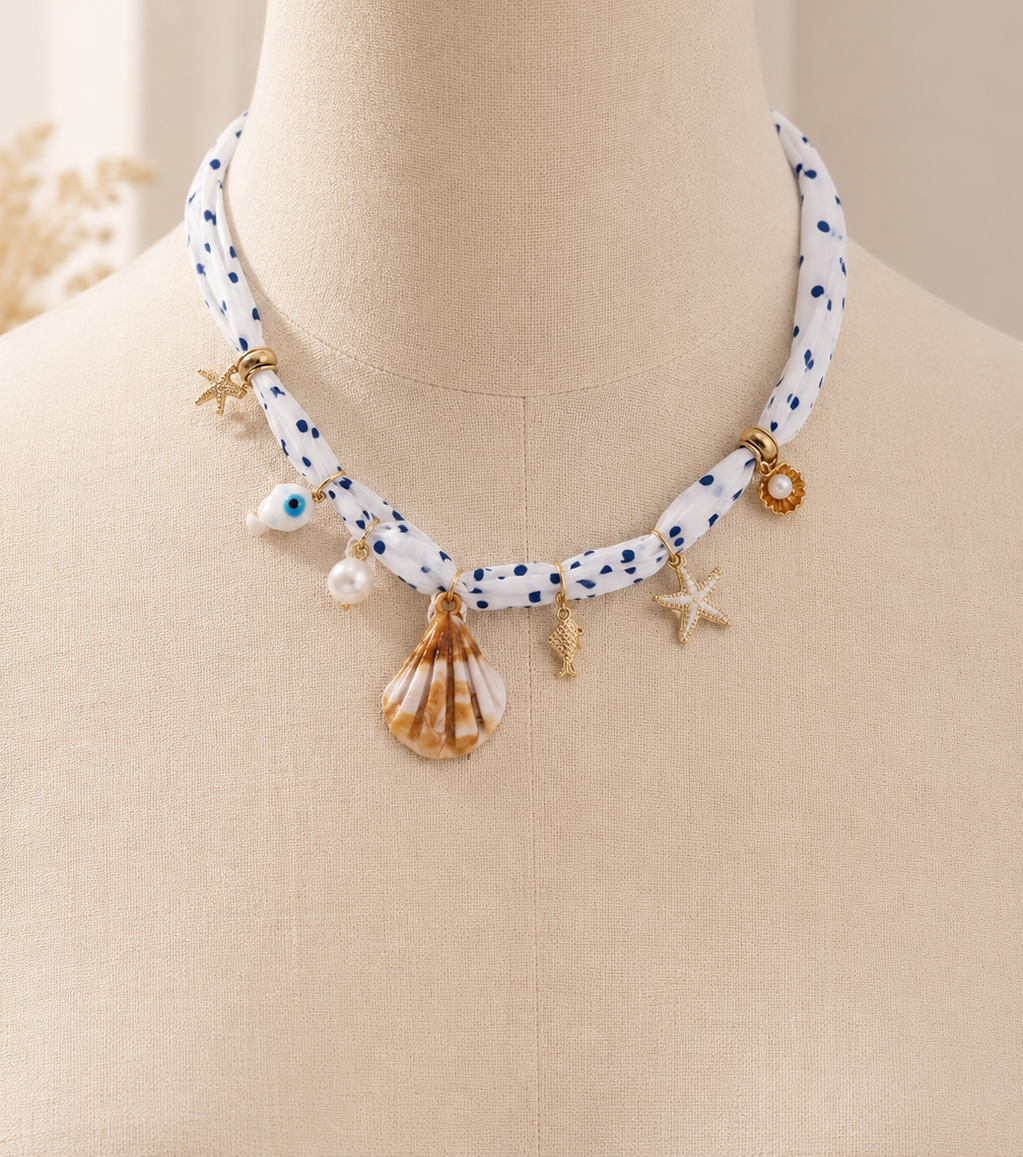 Scarf Charms Necklace