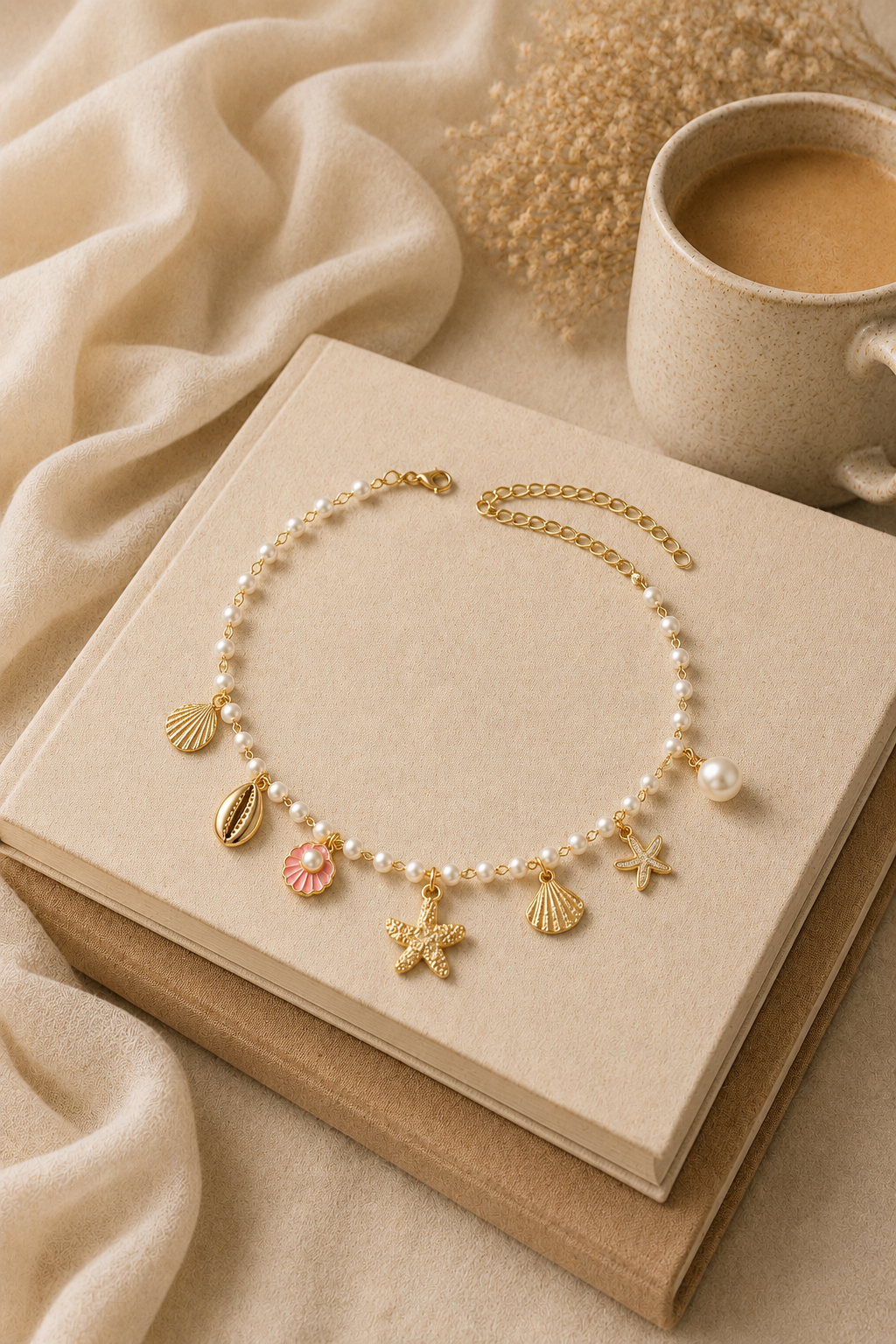 Bohemian Beach Charms Necklace