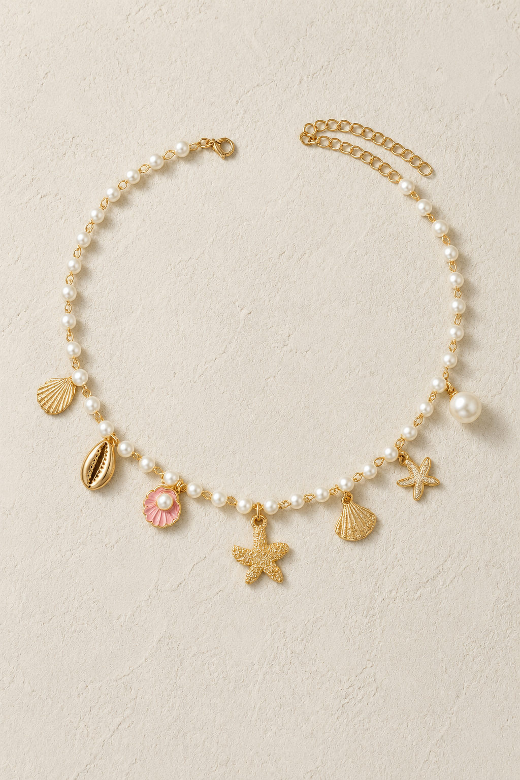 Bohemian Beach Charms Necklace
