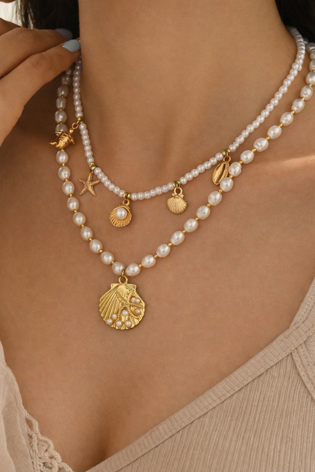 Bohemian Beach Layered Necklace