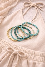 Boho Beaded Bangle Set