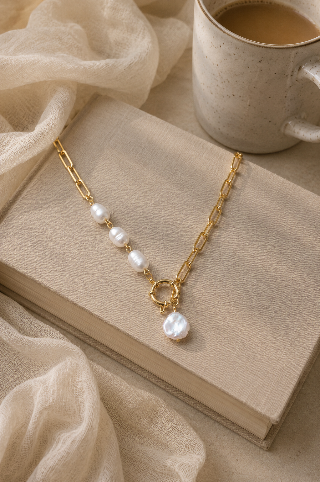 Calista Pearl Necklace