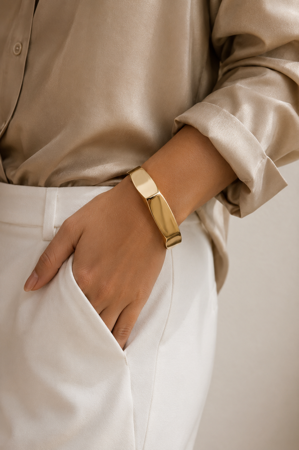 Camille Polygonal Bangle