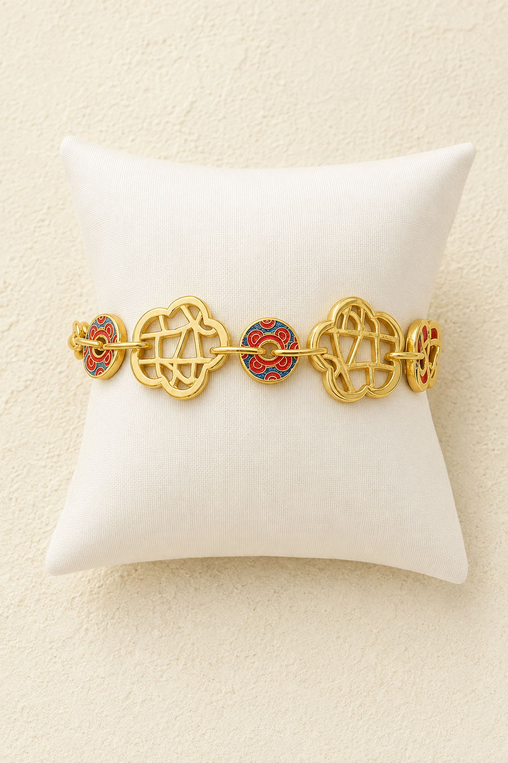Carved Charms Bracelet