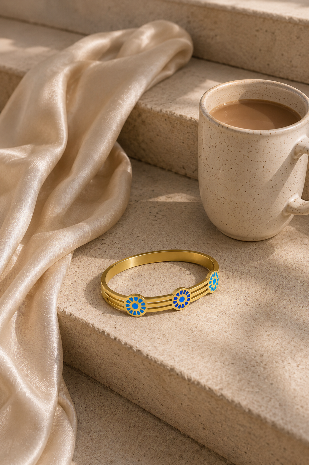Evil Eye Charms Bangle