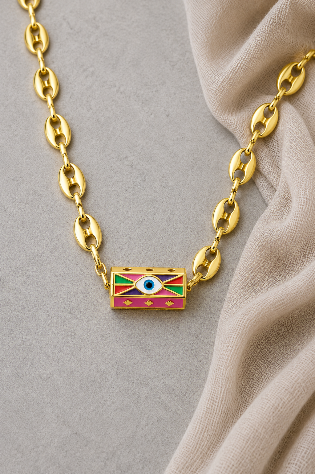 Evil Eye Boho Necklace