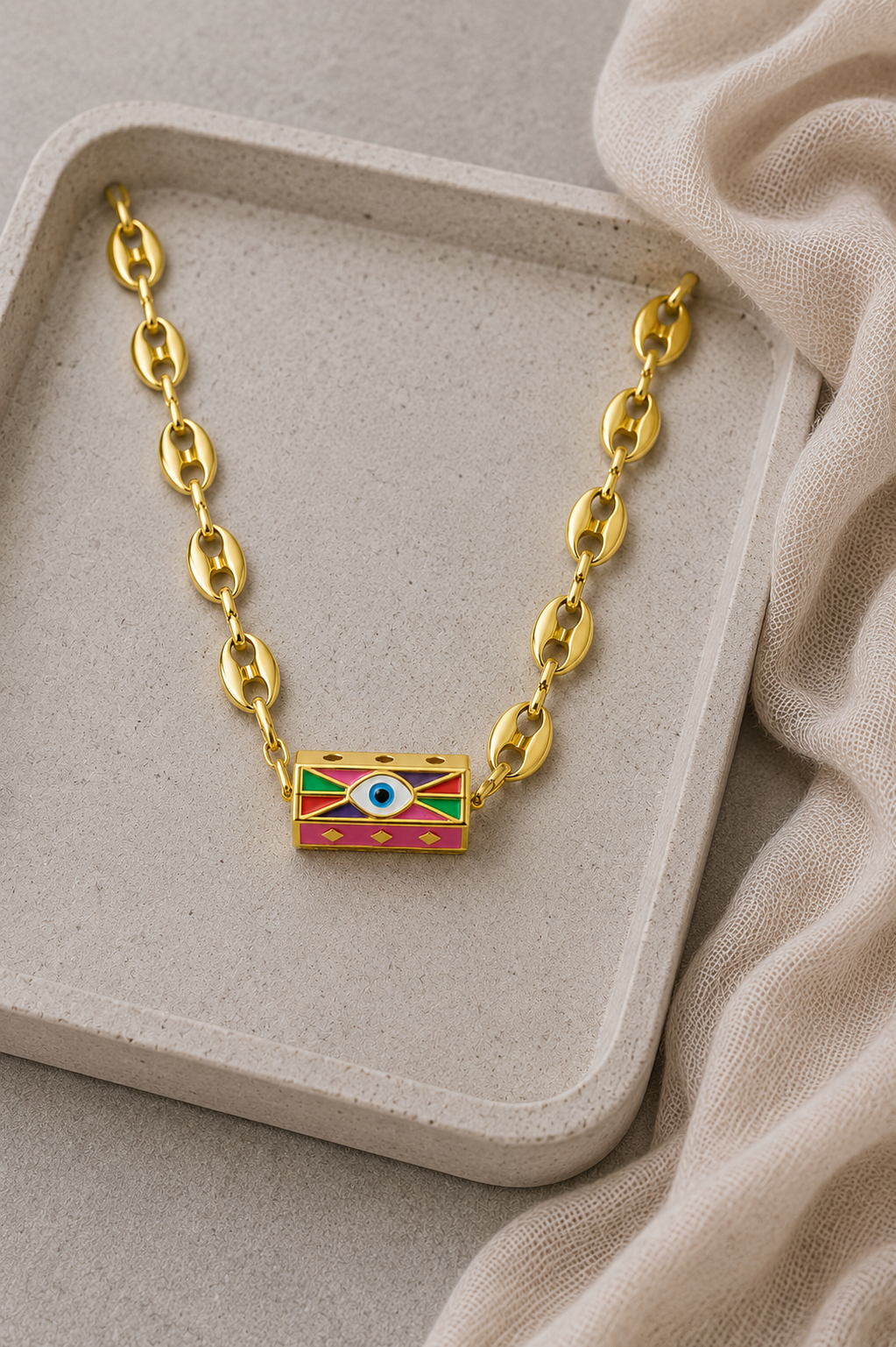 Evil Eye Boho Necklace