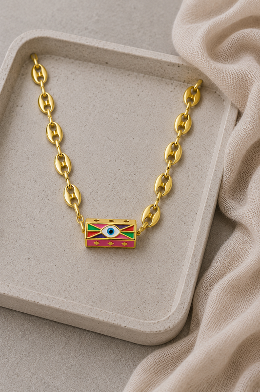 Evil Eye Boho Necklace