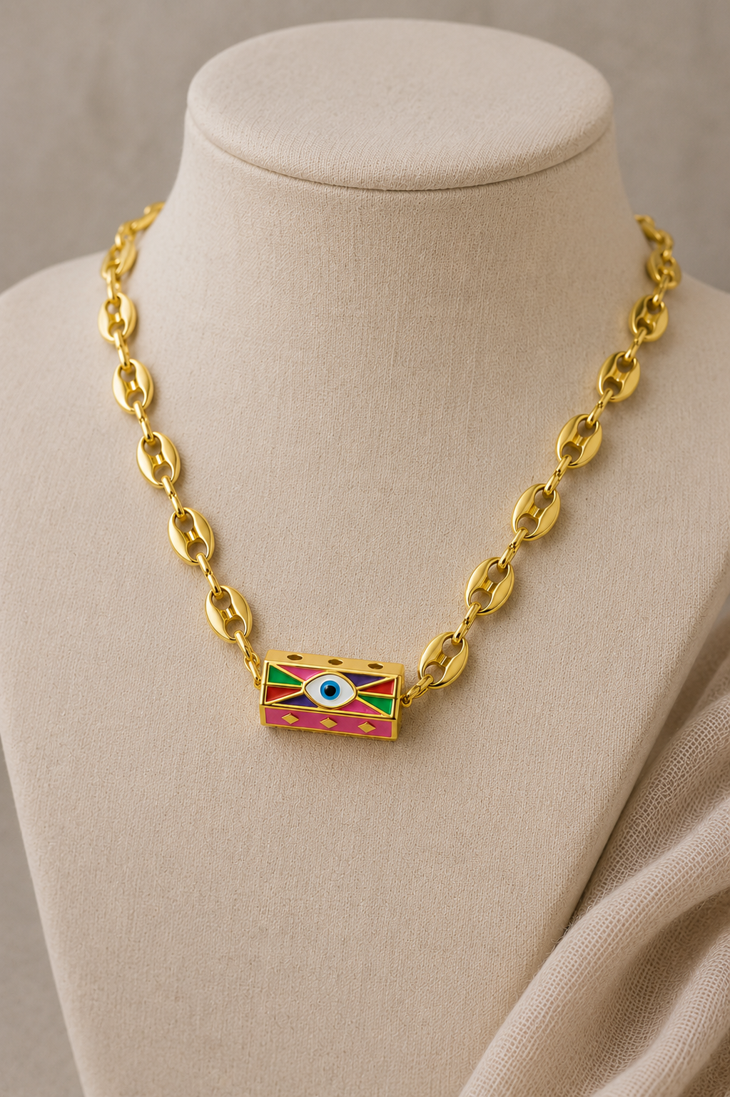 Evil Eye Boho Necklace