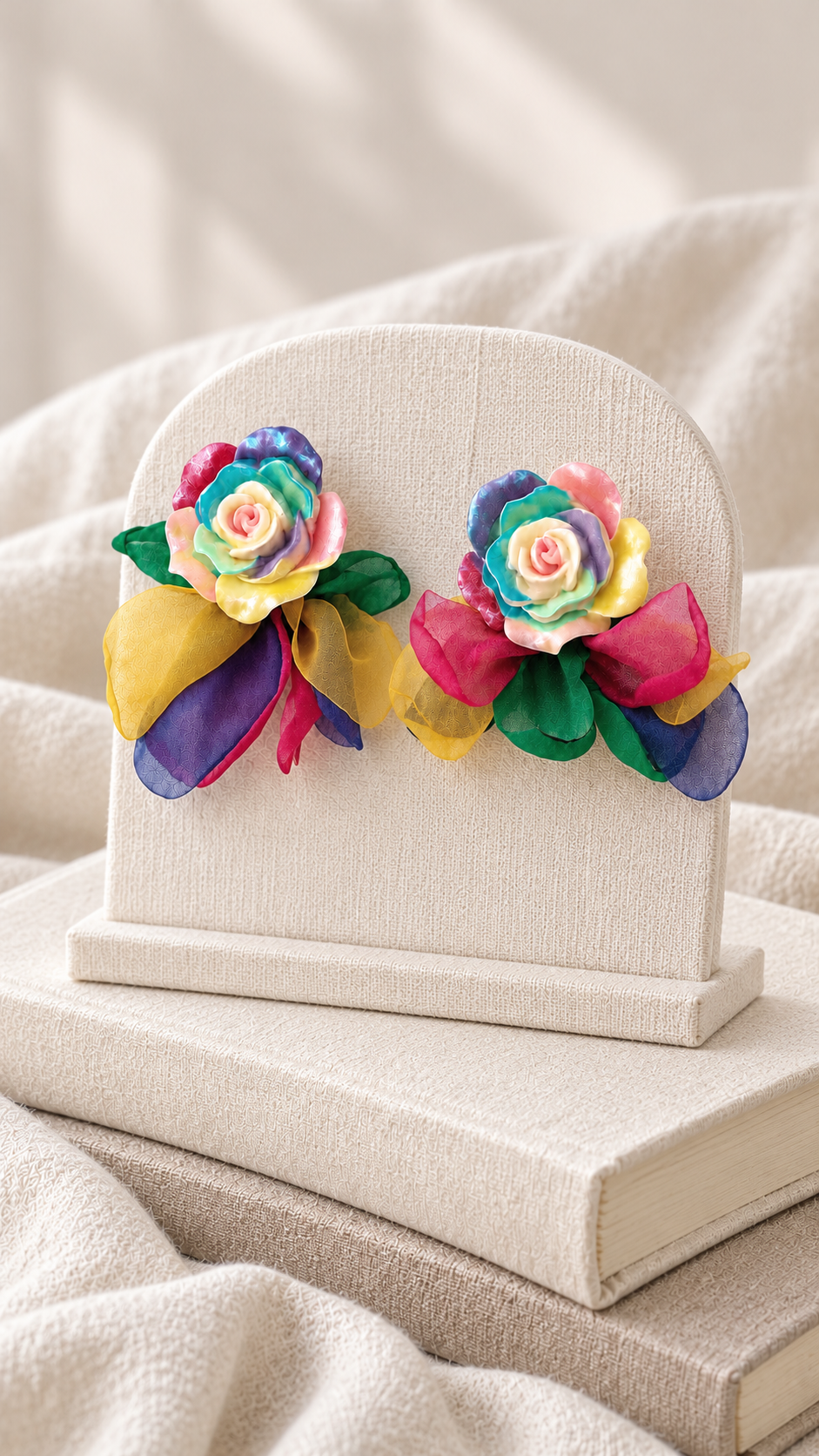 Floral Mesh Earrings