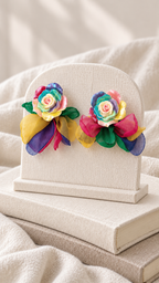 Floral Mesh Earrings