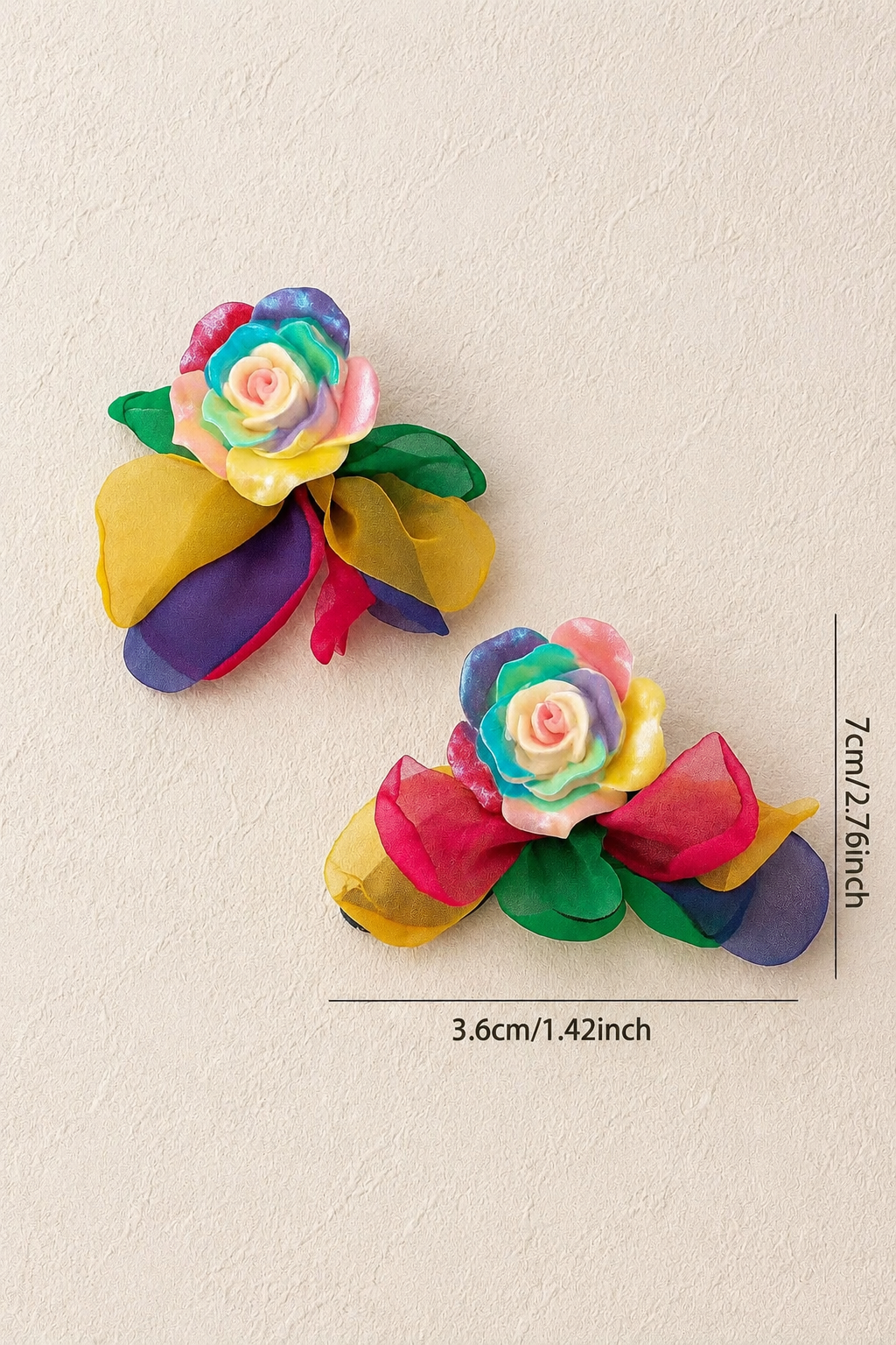 Floral Mesh Earrings