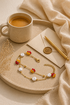 Flower Bead Bracelet