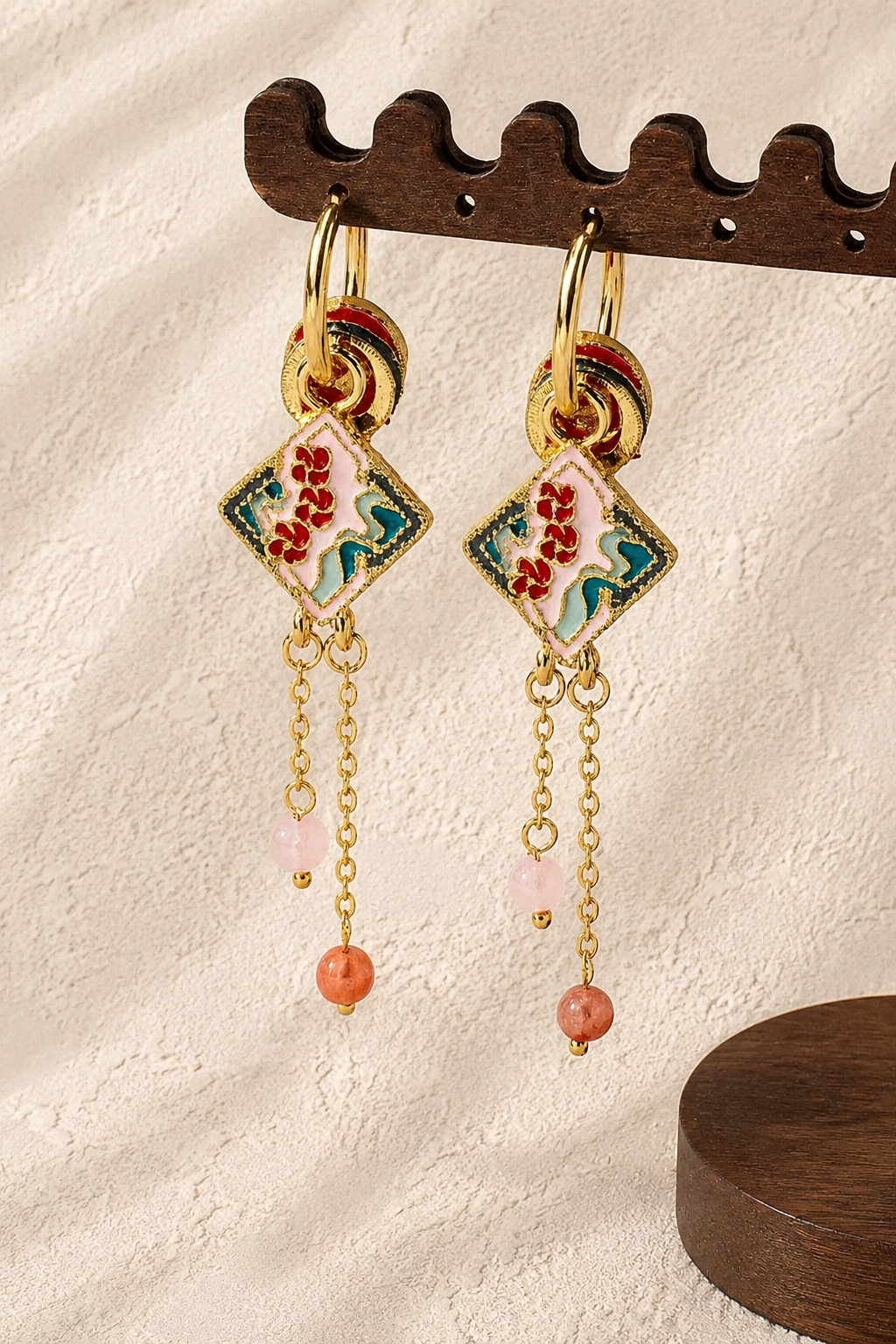 Geometric Dangle Earrings