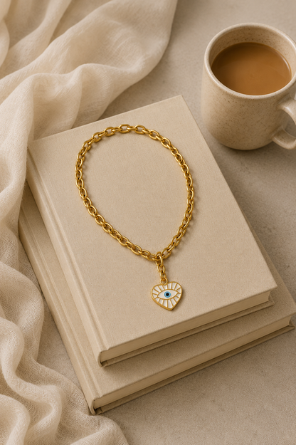 Heart Pendant Chain Necklace