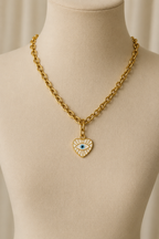 Heart Pendant Chain Necklace