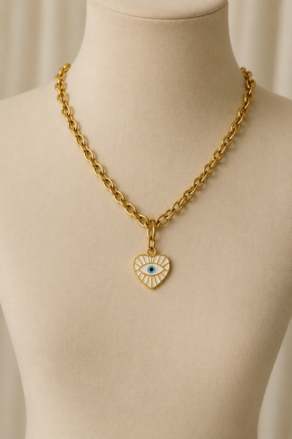 Heart Pendant Chain Necklace