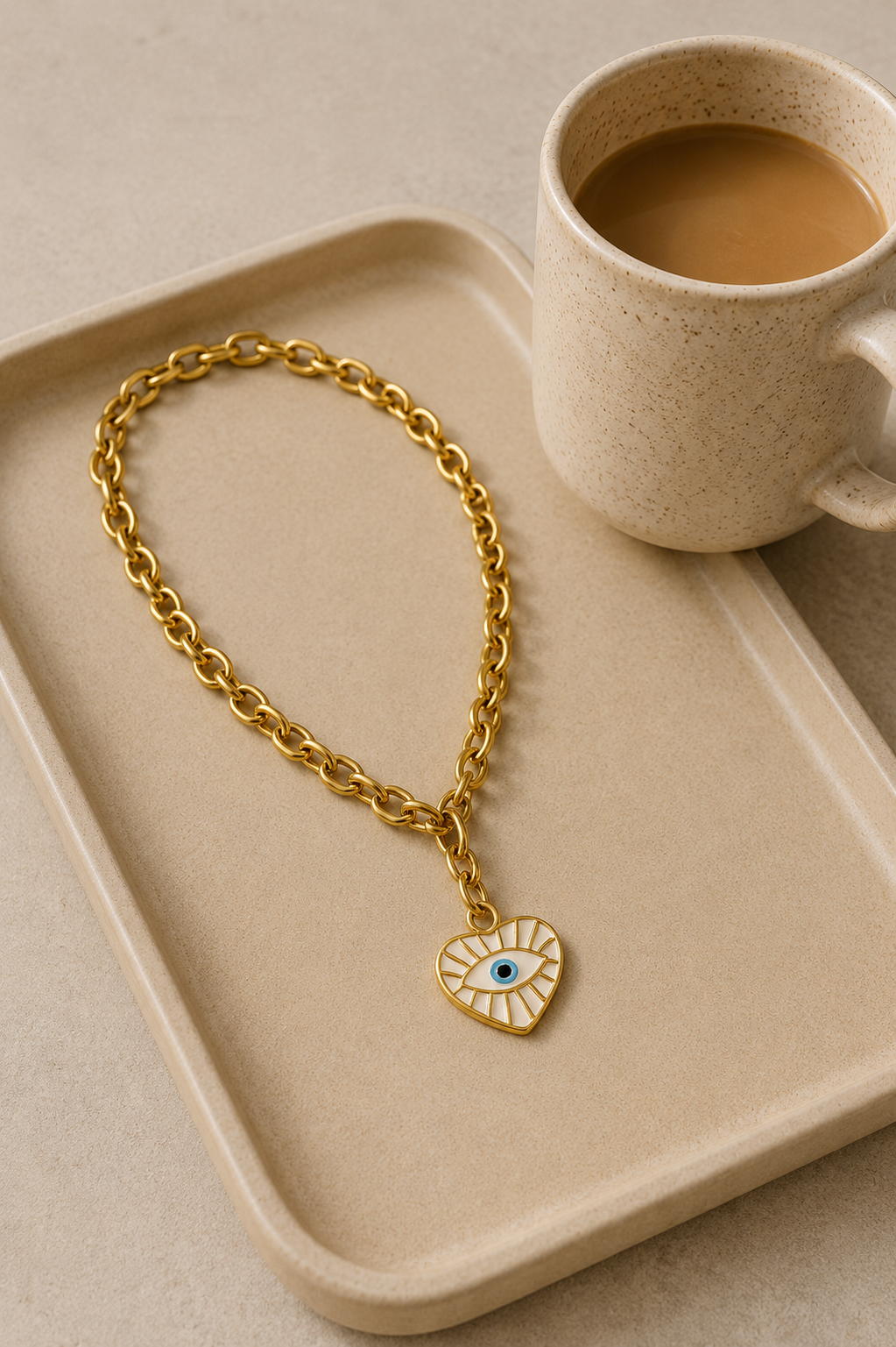 Heart Pendant Chain Necklace