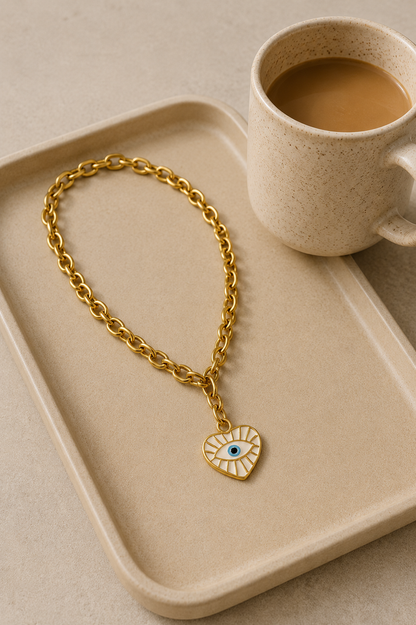 Heart Pendant Chain Necklace