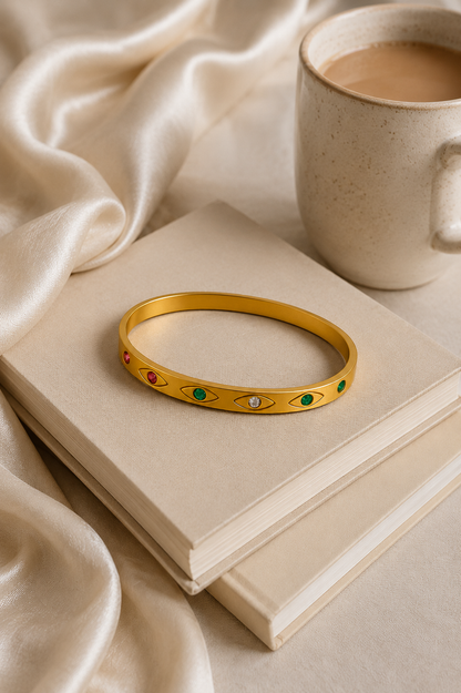 Kinsley Evil Eye Bangle