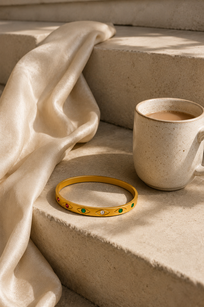 Kinsley Evil Eye Bangle